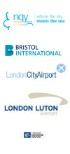 London Luton, Bristol Airport